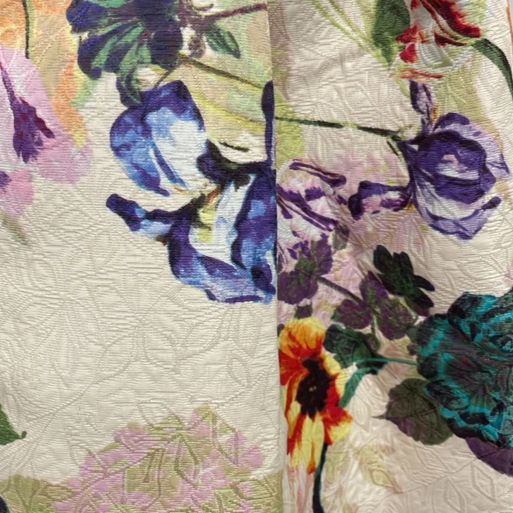 Dani & Nicole Lavender Cream Floral Dress - Picture 4 of 4